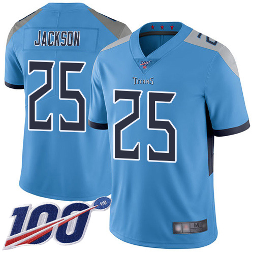 Tennessee Titans Limited Light Blue Men Adoree  Jackson Alternate Jersey NFL Football #25 100th Season Vapor Untouchable->tennessee titans->NFL Jersey